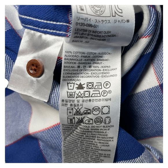 Levi’s NFL Plaid Shirt M - Picture 3 of 11